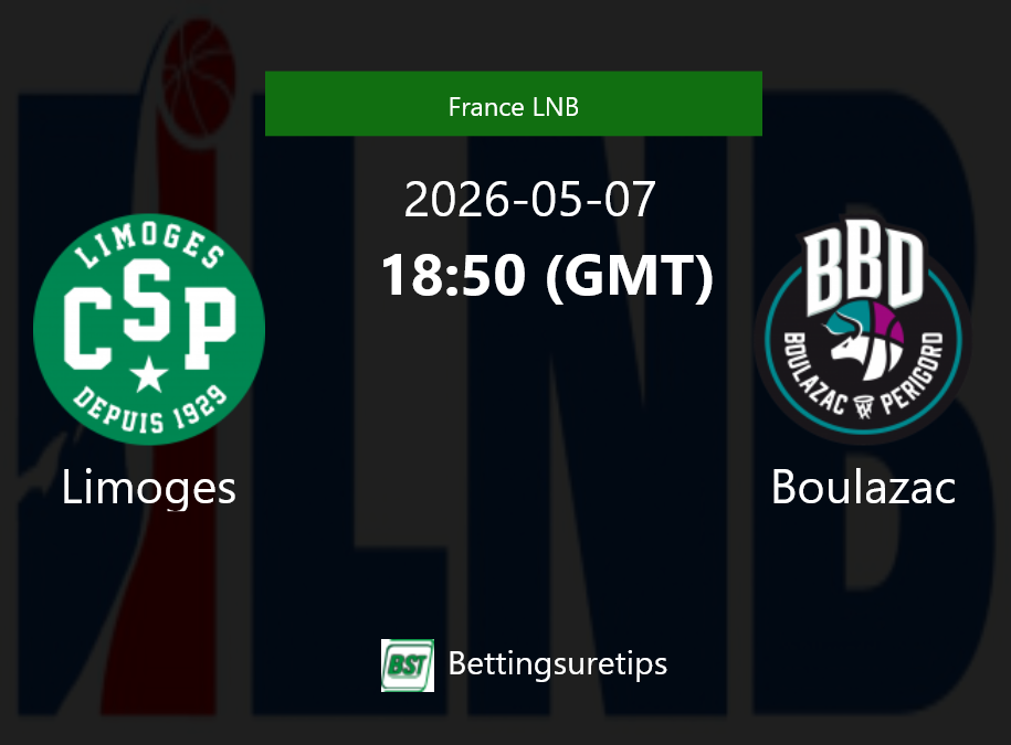 Limoges vs Boulazac Prediction and Pick - France LNB