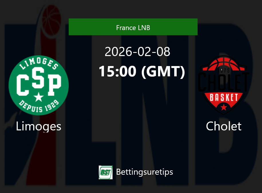 Limoges vs Cholet Prediction and Pick - France LNB