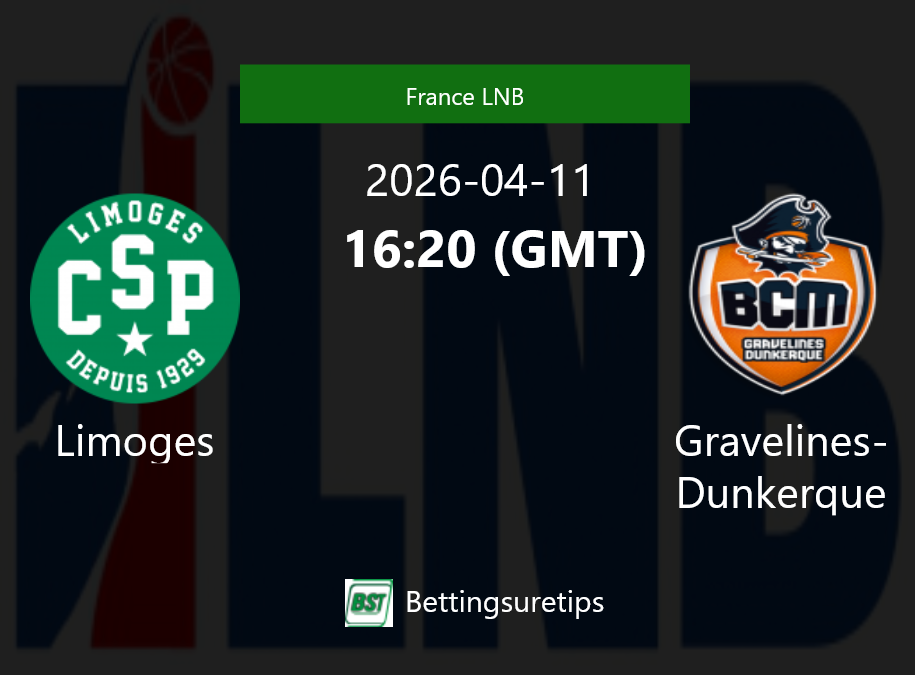 Limoges vs Gravelines-Dunkerque Prediction and Pick - France LNB