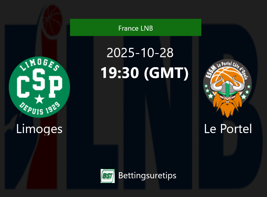 Limoges vs Le Portel Prediction and Pick - France LNB Limoges vs Le Portel Prediction and Pick - France LNB