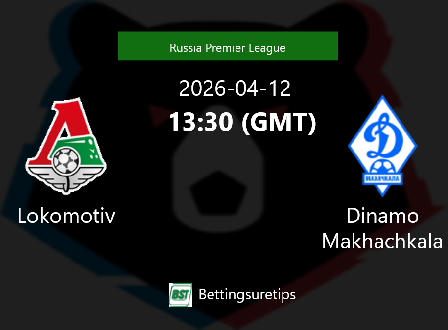 Lokomotiv vs Dinamo Makhachkala Prediction Betting Tips & Correct Score
