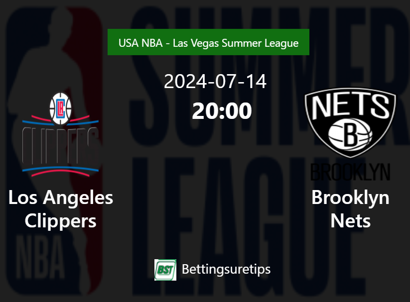 Los Angeles Clippers vs Brooklyn Nets Prediction and Pick - USA NBA ...