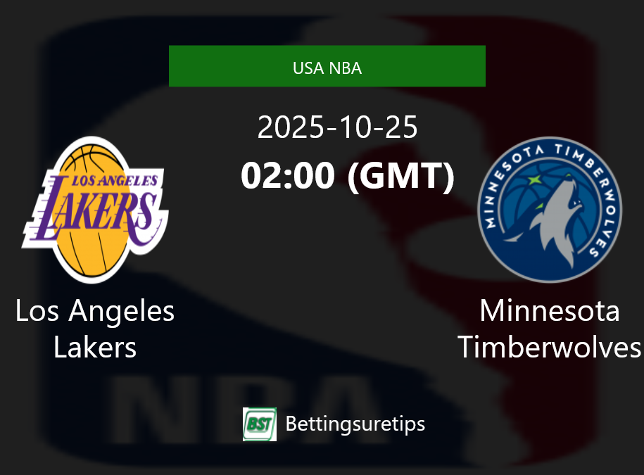 Los Angeles Lakers vs Minnesota Timberwolves Prediction and Pick - USA NBA Los Angeles Lakers vs Minnesota Timberwolves Prediction and Pick - USA NBA