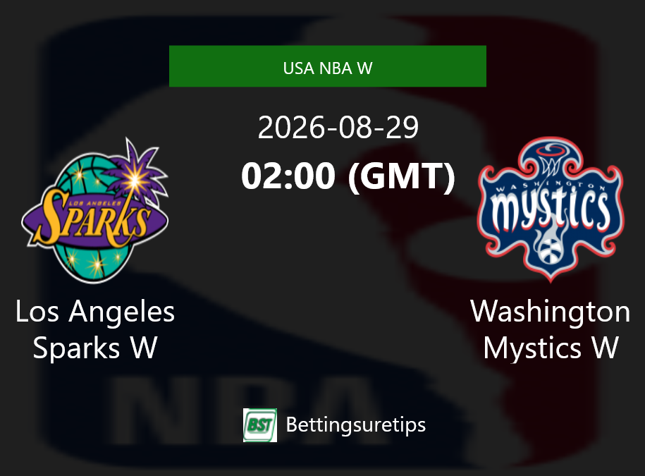 Los Angeles Sparks W vs Washington Mystics W Prediction and Pick - USA NBA W Los Angeles Sparks W vs Washington Mystics W Prediction and Pick - USA NBA W