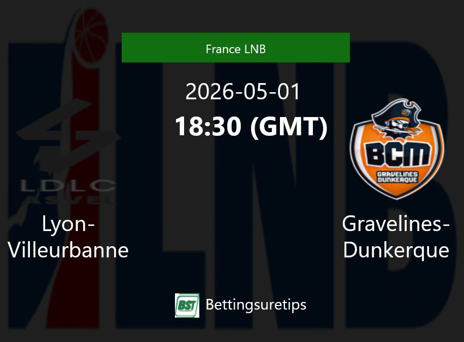 Lyon-Villeurbanne vs Gravelines-Dunkerque Prediction and Pick - France LNB