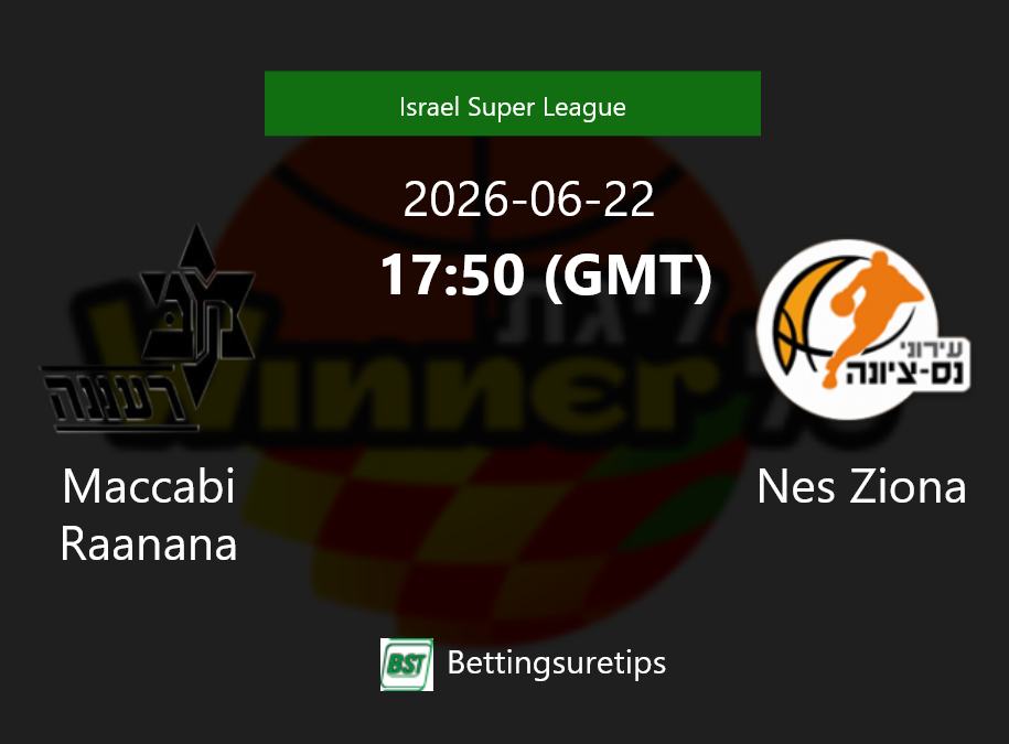 Maccabi Raanana vs Nes Ziona Prediction and Pick - Israel Super League