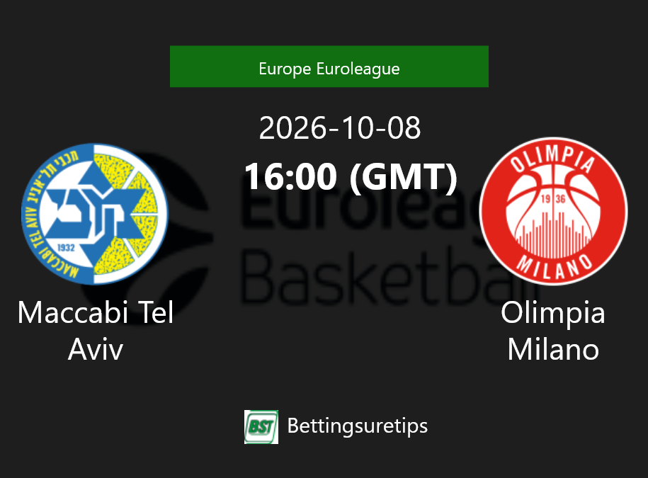 Maccabi Tel Aviv vs Olimpia Milano Prediction and Pick - Europe Euroleague
