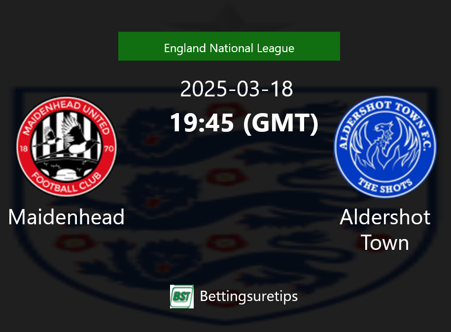 Maidenhead vs Aldershot Town Prediction Betting Tips & Correct Score
