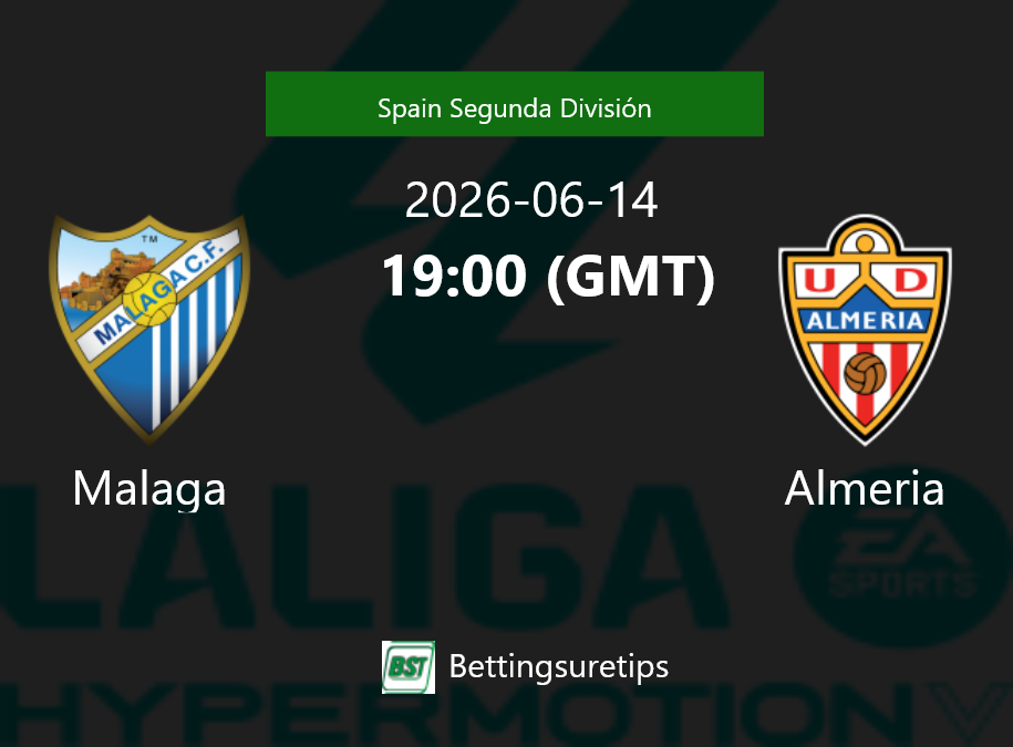Malaga vs Almeria Prediction Betting Tips & Correct Score