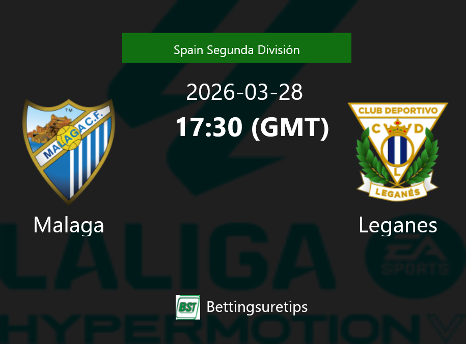 Malaga vs Leganes Prediction Betting Tips & Correct Score