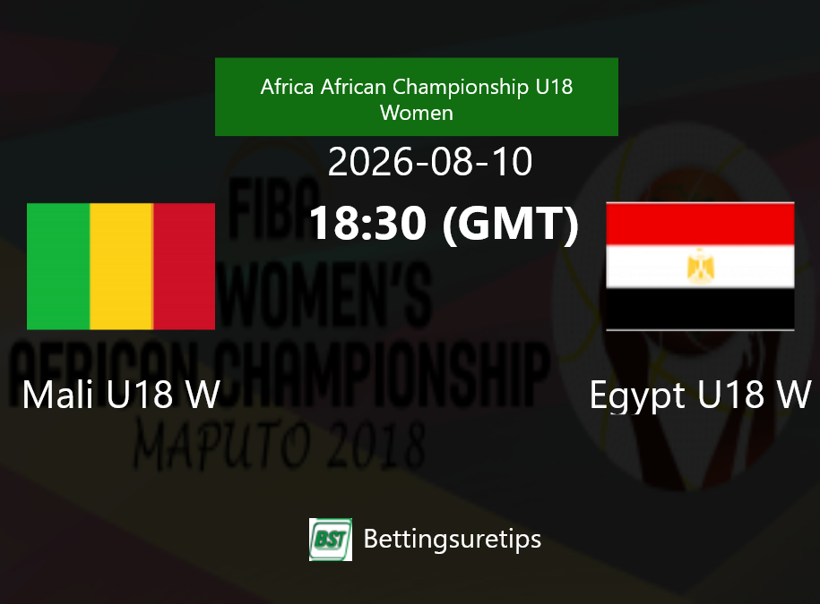 Mali U18 W vs Egypt U18 W Prediction and Pick - Africa African Championship U18 Women Mali U18 W vs Egypt U18 W Prediction and Pick - Africa African Championship U18 Women