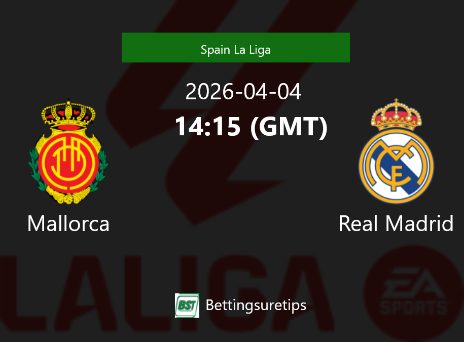 Mallorca vs Real Madrid Prediction Betting Tips & Correct Score