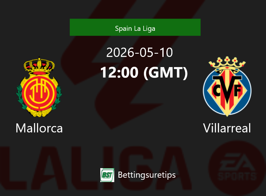 Mallorca vs Villarreal Prediction Betting Tips & Correct Score