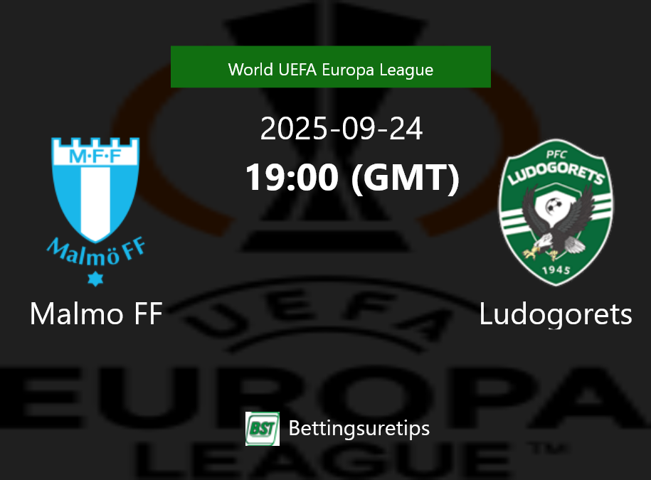 Malmo FF vs Ludogorets Prediction Betting Tips & Correct Score