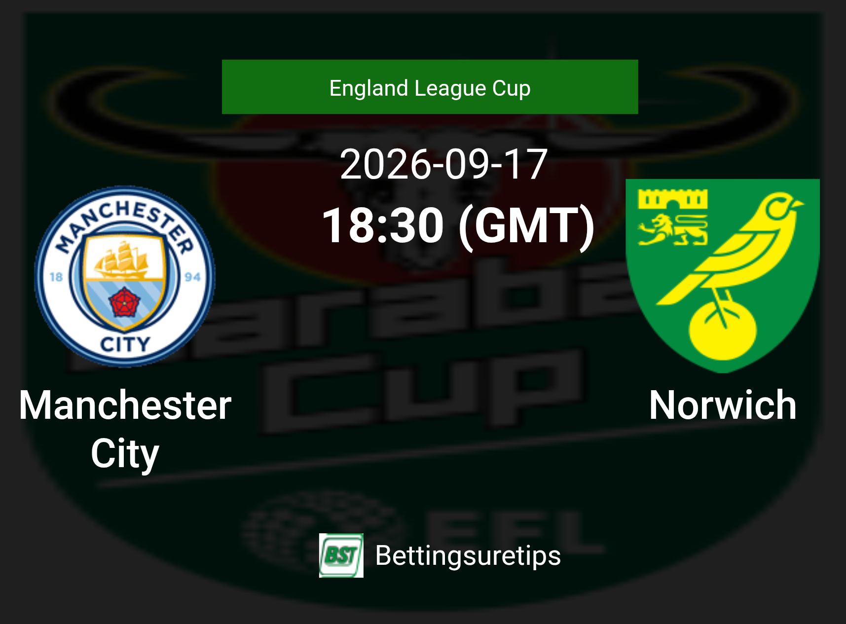 Manchester City vs Norwich Prediction Betting Tips & Correct Score