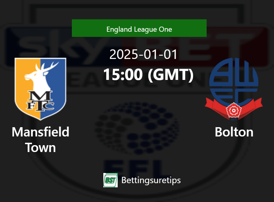 Mansfield Town vs Bolton