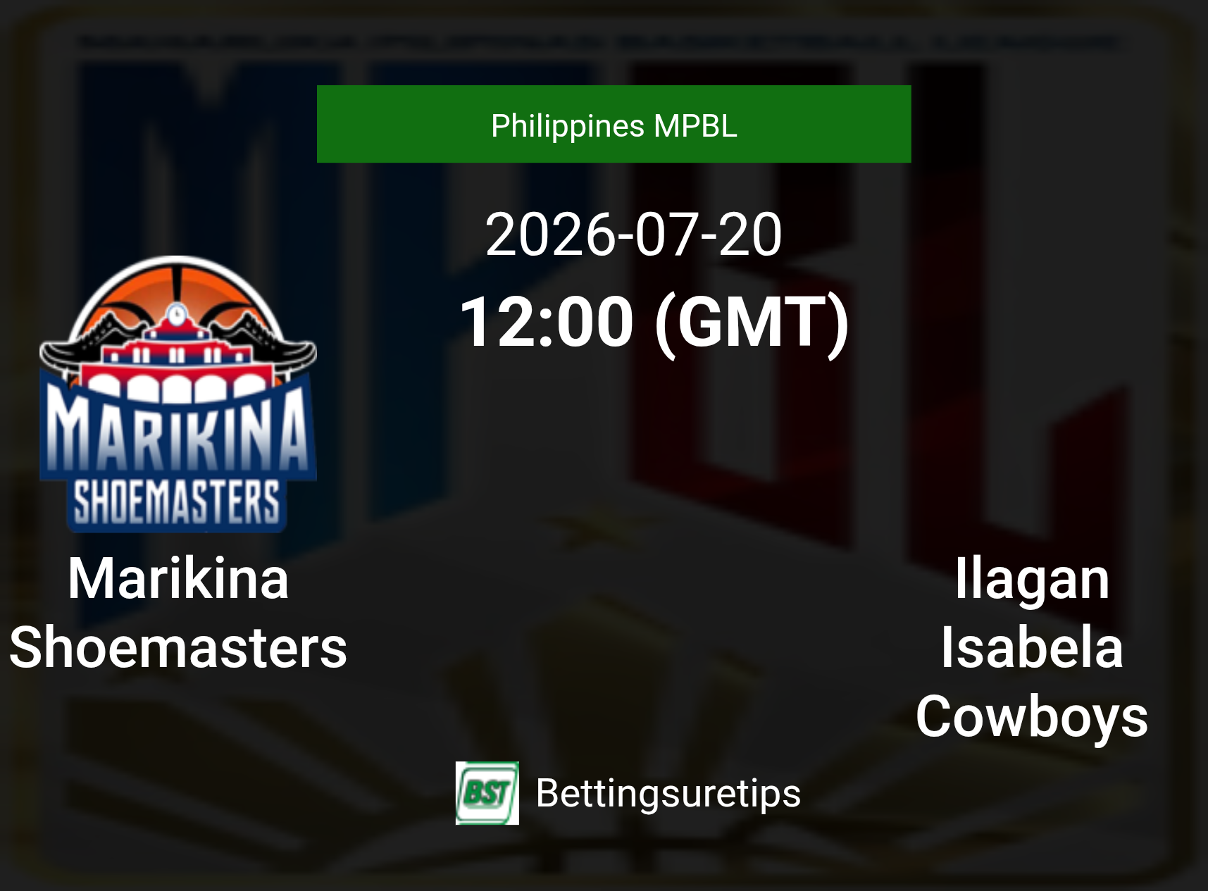 Marikina Shoemasters vs Ilagan Isabela Cowboys Prediction and Pick - Philippines MPBL