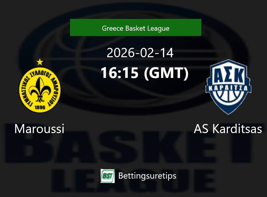 Maroussi vs AS Karditsas Prediction and Pick - Greece Basket League