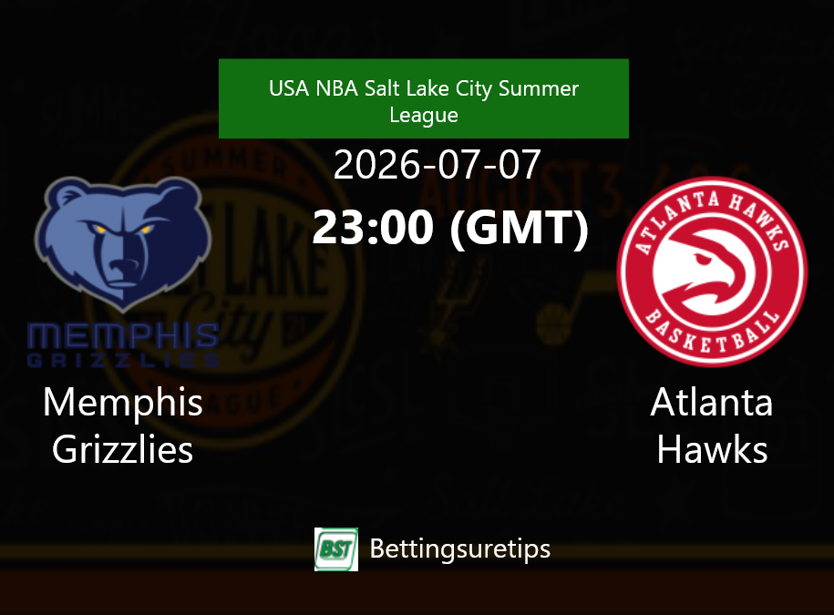 Memphis Grizzlies vs Atlanta Hawks Prediction and Pick - USA NBA Salt Lake City Summer League