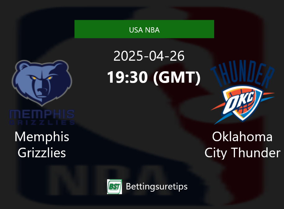Memphis Grizzlies vs Oklahoma City Thunder Prediction and Pick - USA NBA