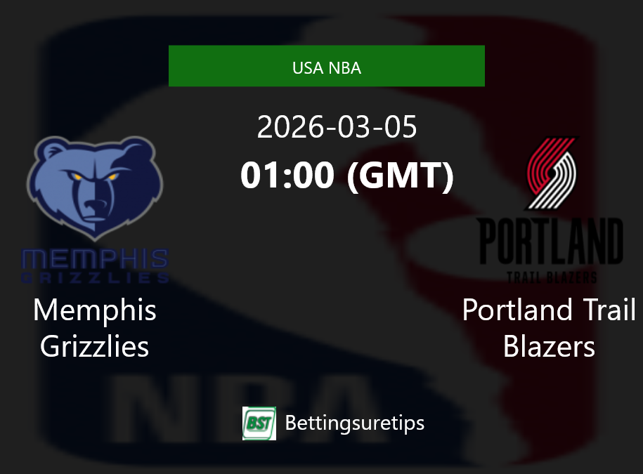 Memphis Grizzlies vs Portland Trail Blazers Prediction and Pick - USA NBA