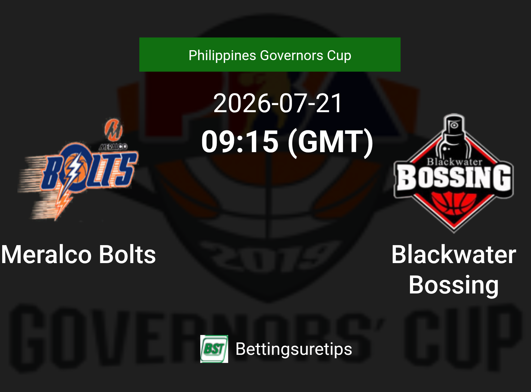 Meralco Bolts vs Blackwater Bossing Prediction and Pick - Philippines Governors Cup Meralco Bolts vs Blackwater Bossing Prediction and Pick - Philippines Governors Cup