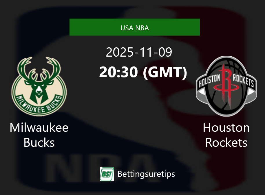 Milwaukee Bucks vs Houston Rockets Prediction and Pick - USA NBA