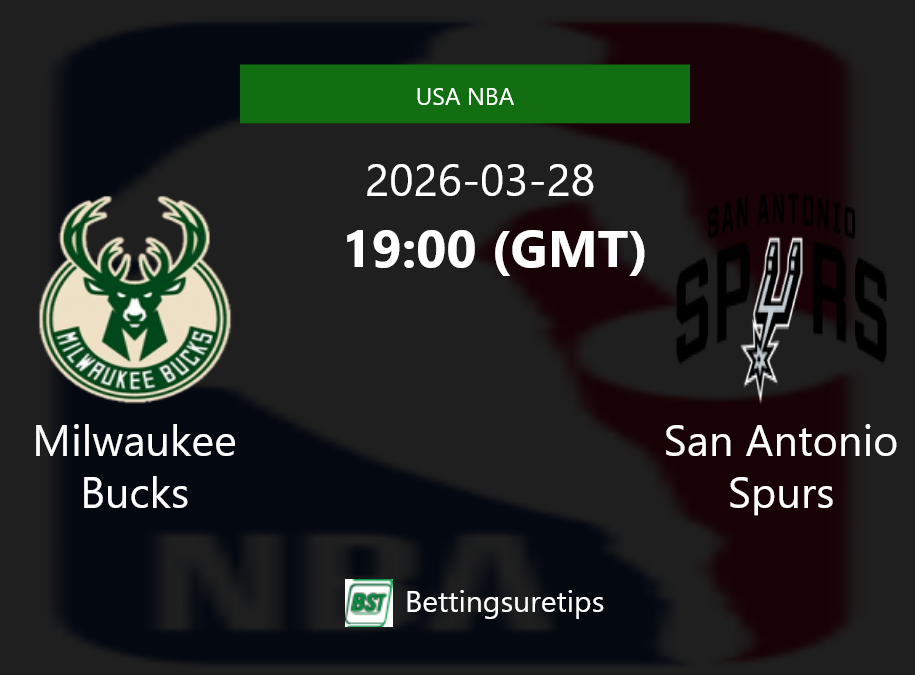 Milwaukee Bucks vs San Antonio Spurs Prediction and Pick - USA NBA Milwaukee Bucks vs San Antonio Spurs Prediction and Pick - USA NBA