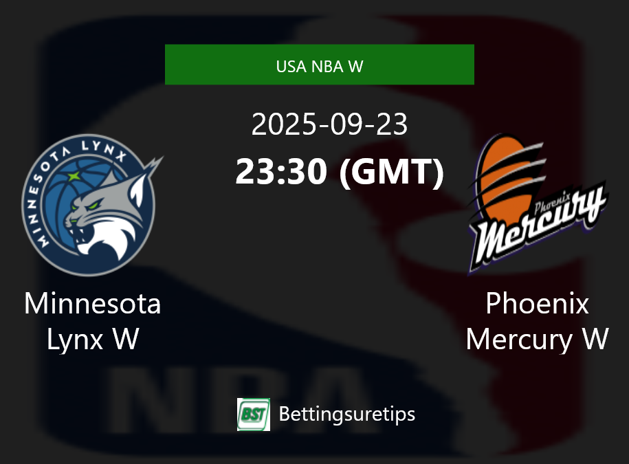 Minnesota Lynx W vs Phoenix Mercury W Prediction and Pick - USA NBA W