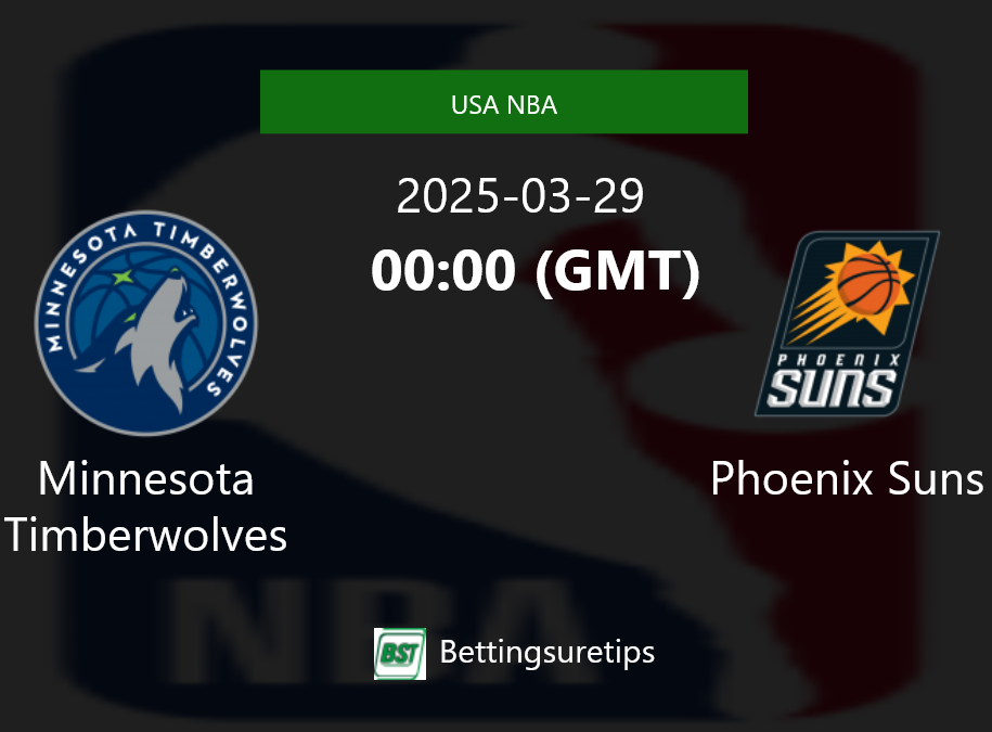 Minnesota Timberwolves vs Phoenix Suns Prediction and Pick USA NBA