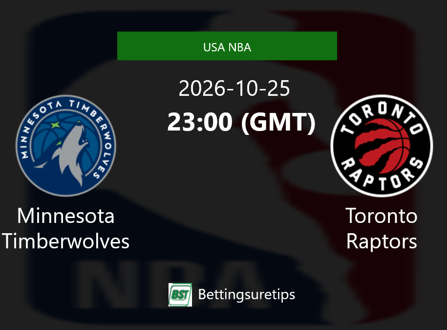 Minnesota Timberwolves vs Toronto Raptors Prediction and Pick - USA NBA Minnesota Timberwolves vs Toronto Raptors Prediction and Pick - USA NBA
