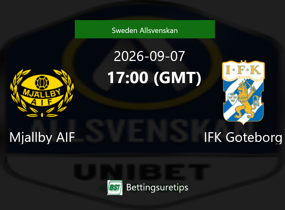 Mjallby AIF vs IFK Goteborg Prediction Betting Tips & Correct Score