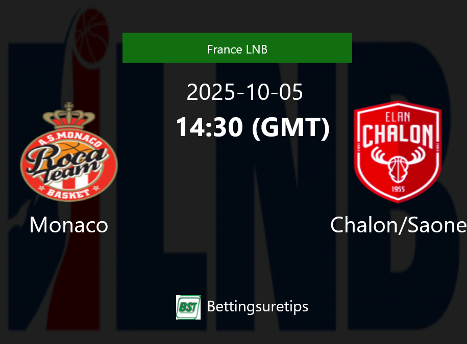 Monaco vs Chalon/Saone Prediction and Pick - France LNB