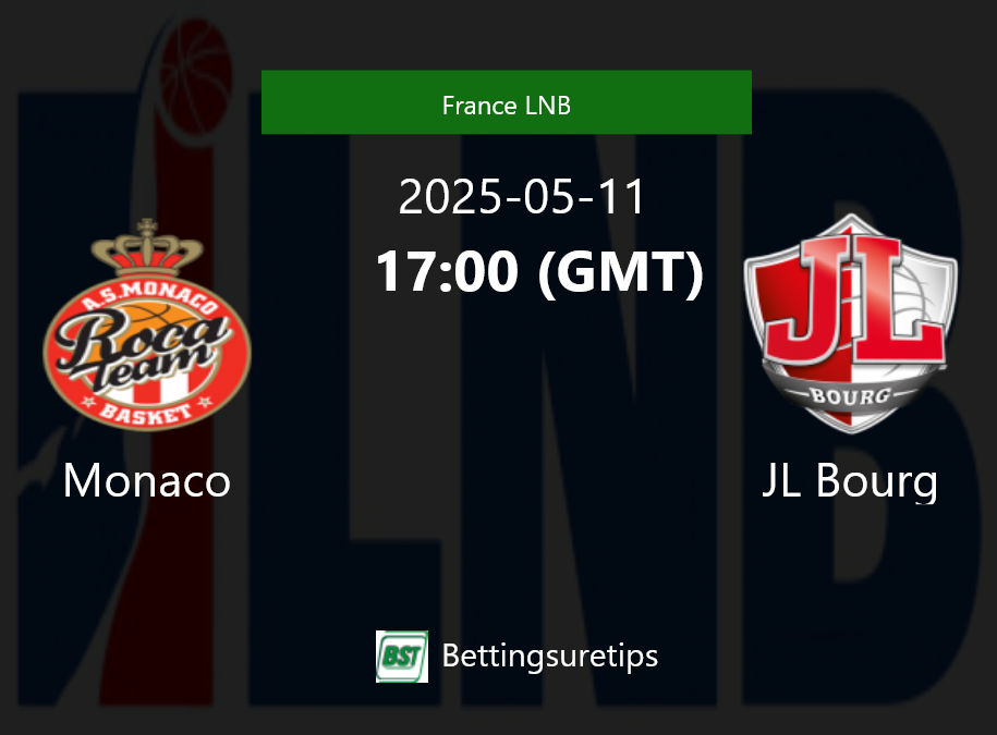 Monaco vs JL Bourg Prediction and Pick - France LNB