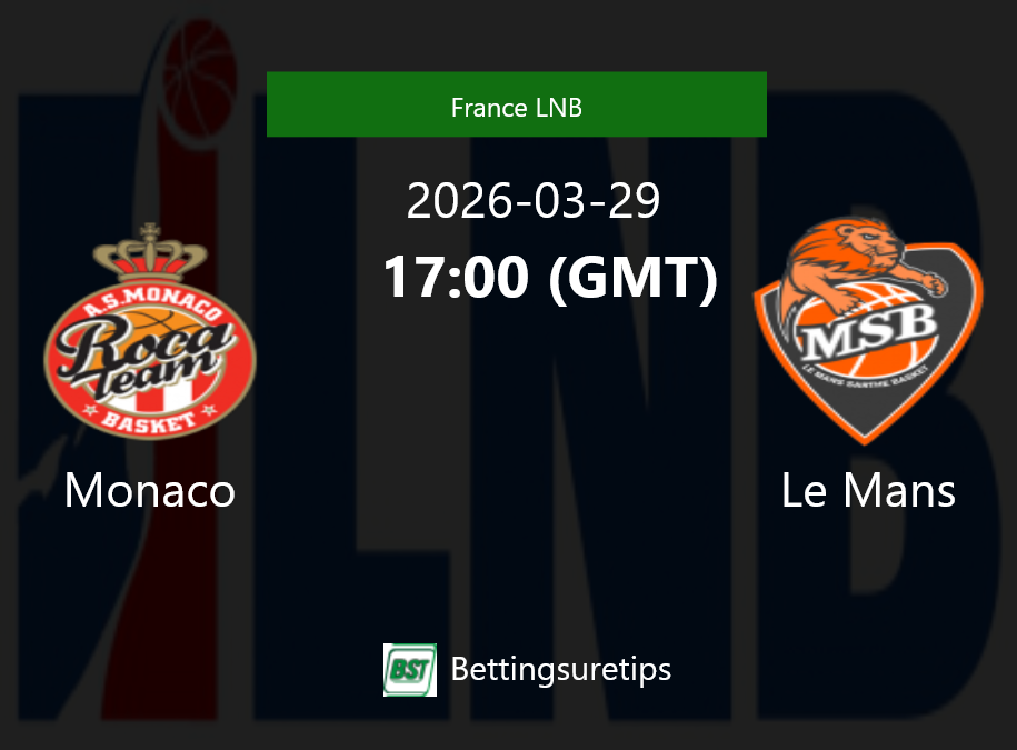 Monaco vs Le Mans Prediction and Pick - France LNB