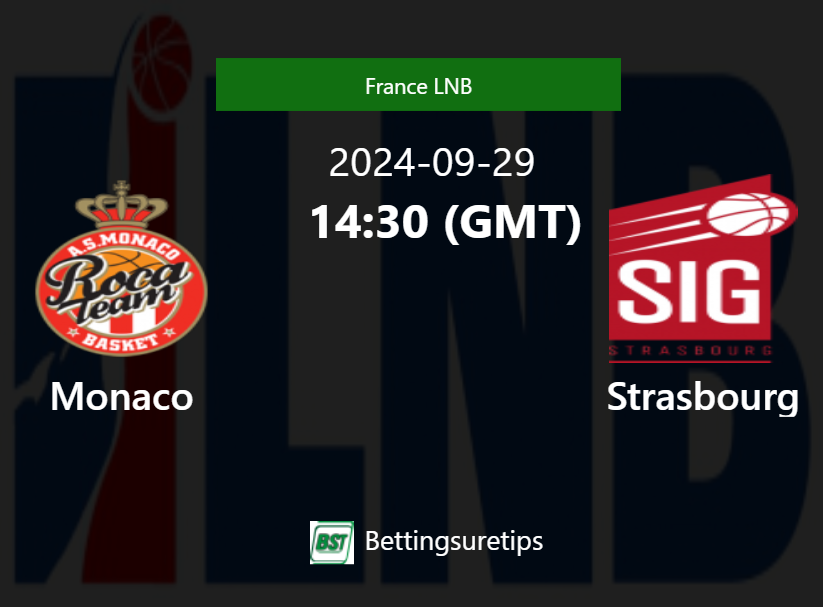 Monaco vs Strasbourg Prediction and Pick France LNB