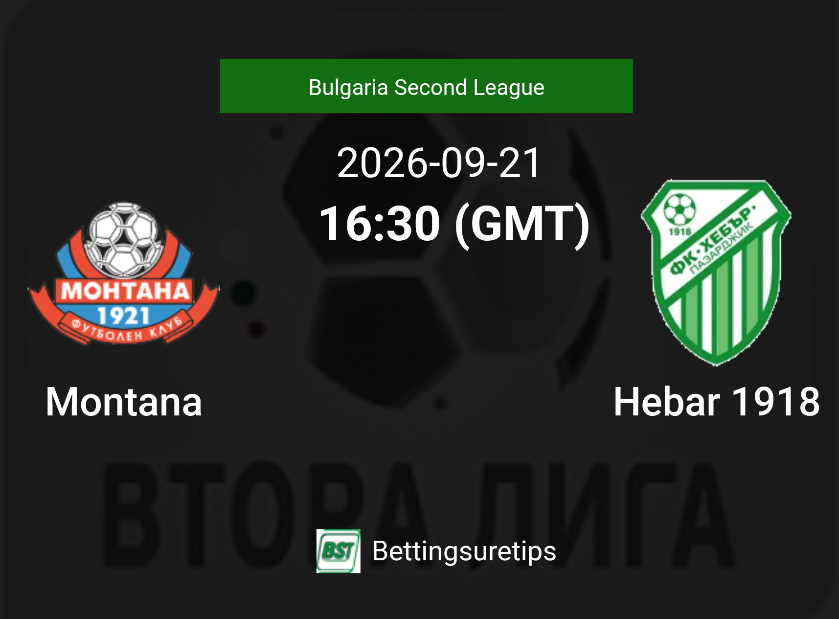 Montana vs Hebar 1918 Prediction Betting Tips & Correct Score