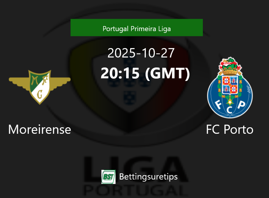 Moreirense vs FC Porto Prediction Betting Tips & Correct Score