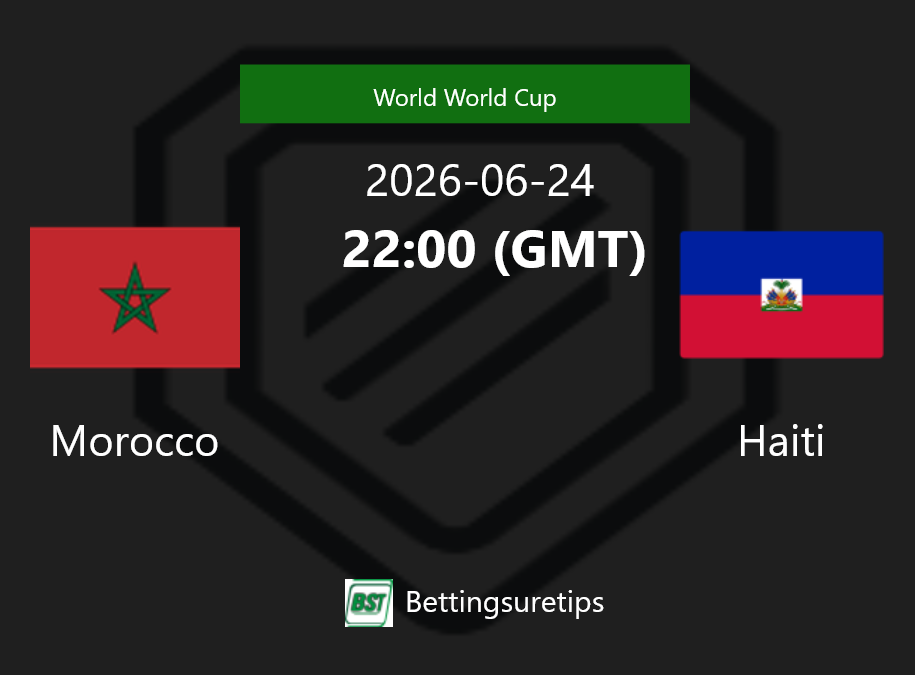 Morocco vs Haiti Prediction Betting Tips & Correct Score