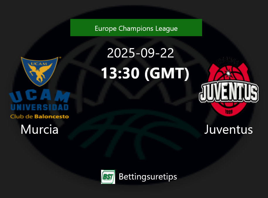 Murcia vs Juventus Prediction and Pick - Europe Champions League
