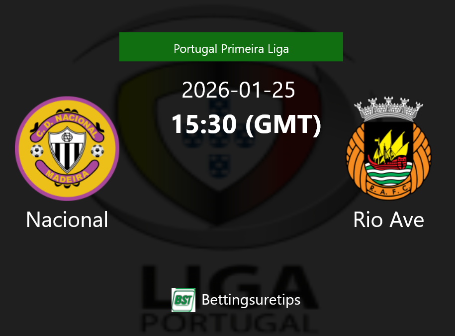 Nacional vs Rio Ave Prediction Betting Tips & Correct Score