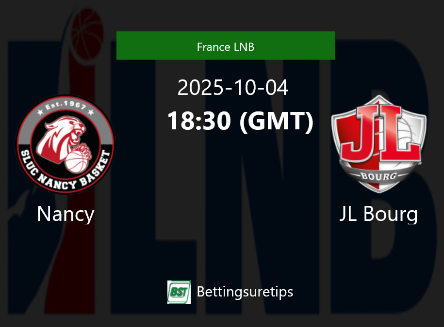 Nancy vs JL Bourg Prediction and Pick - France LNB