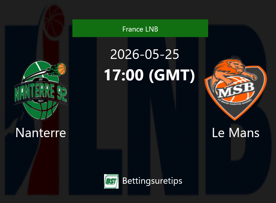 Nanterre vs Le Mans Prediction and Pick - France LNB