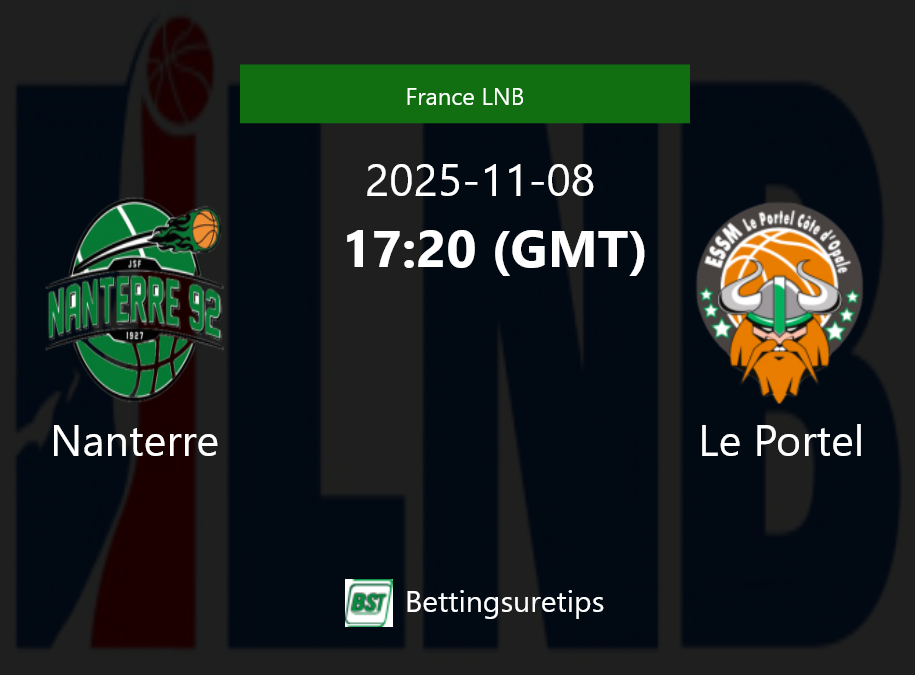 Nanterre vs Le Portel Prediction and Pick - France LNB Nanterre vs Le Portel Prediction and Pick - France LNB