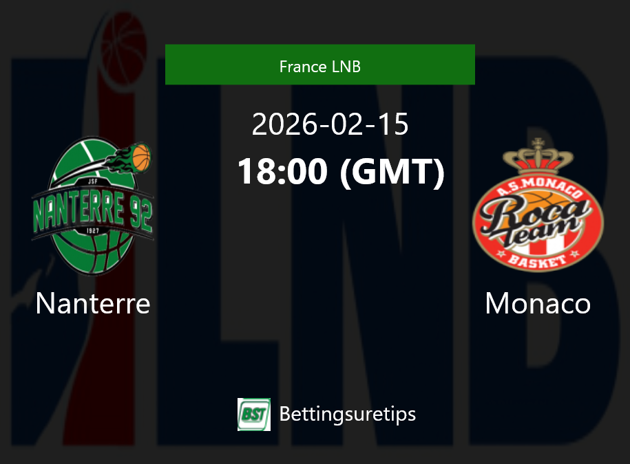 Nanterre vs Monaco Prediction and Pick - France LNB