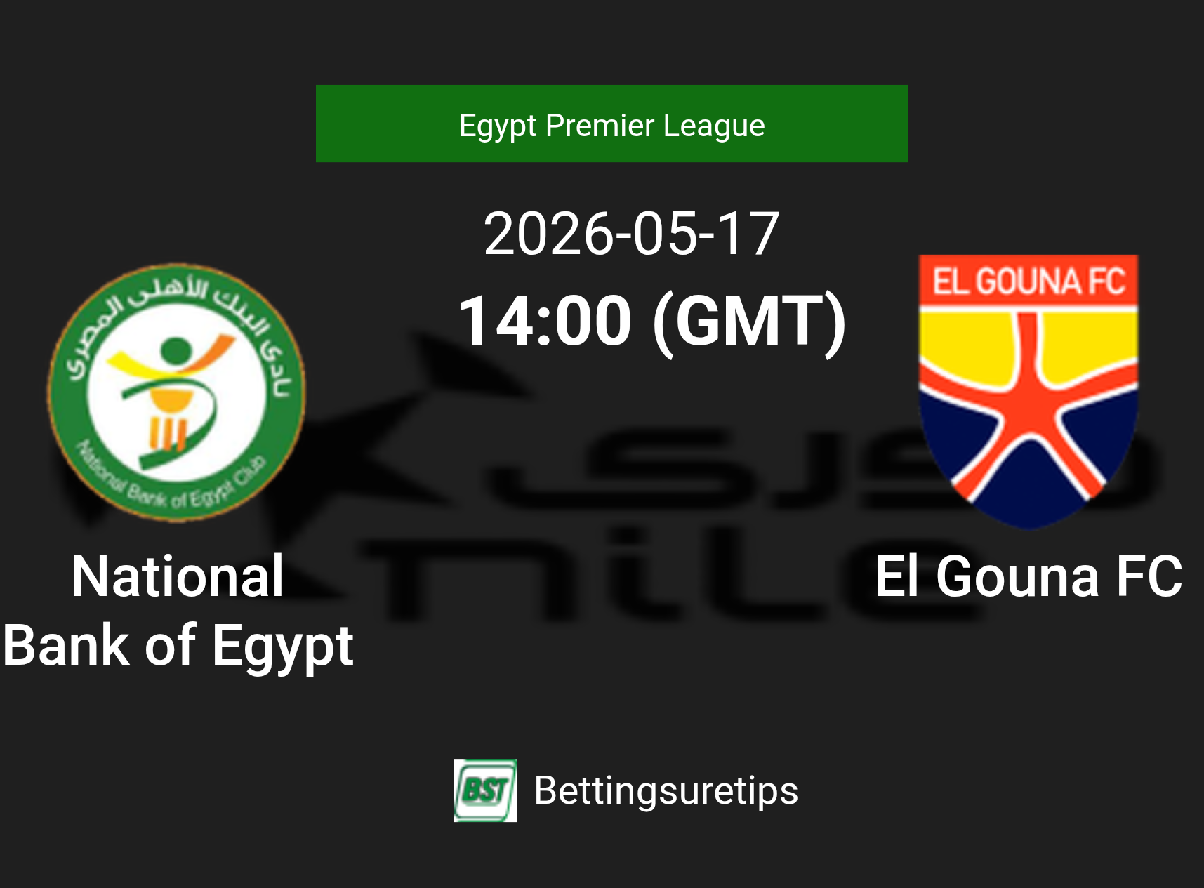 National Bank of Egypt vs El Gouna FC Prediction Betting Tips & Correct Score