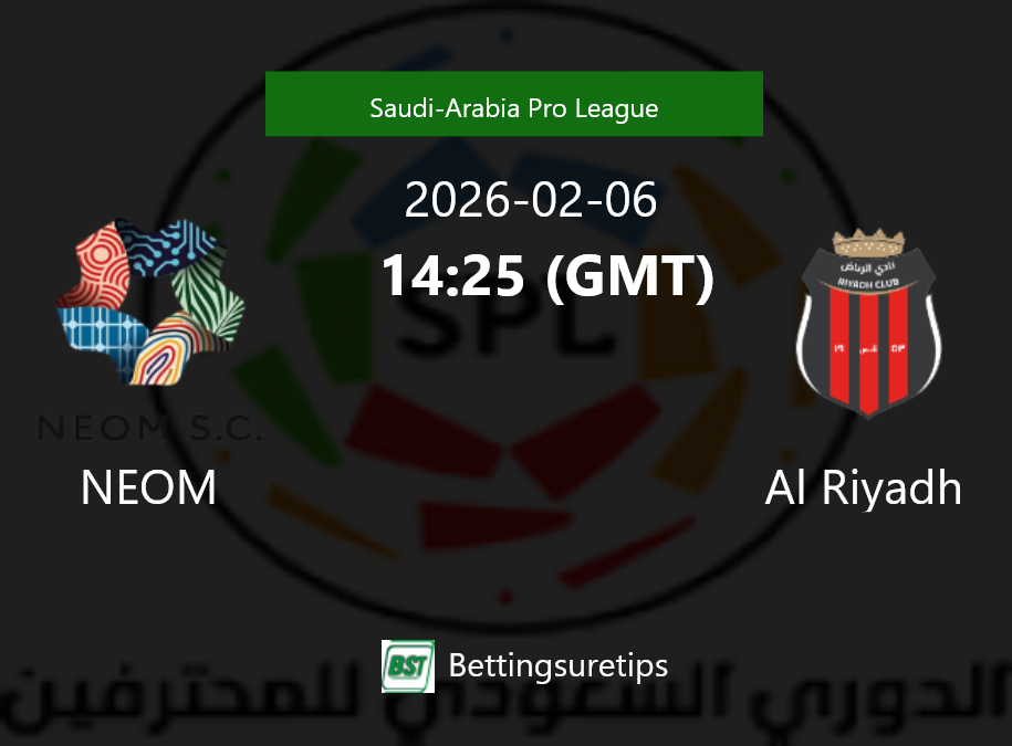 NEOM vs Al Riyadh Prediction Betting Tips & Correct Score