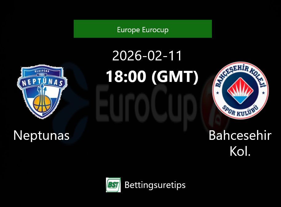 Neptunas vs Bahcesehir Kol. Prediction and Pick - Europe Eurocup