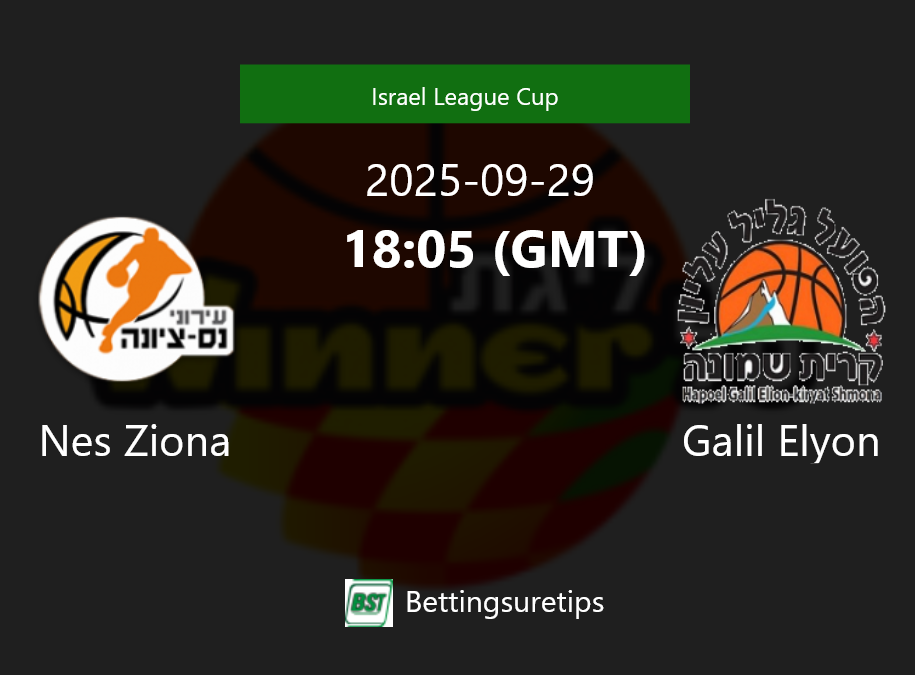 Nes Ziona vs Galil Elyon Prediction and Pick - Israel League Cup