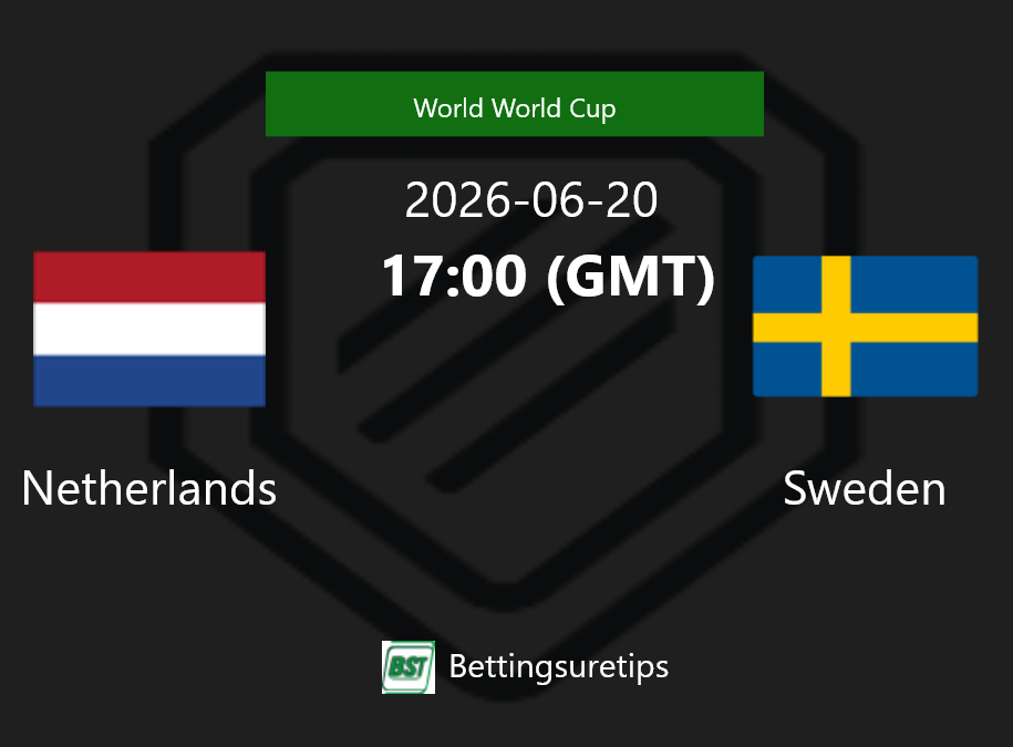 Netherlands vs Sweden Prediction Betting Tips & Correct Score